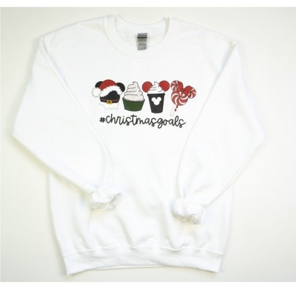 NWOT Mickey Mouse Christmas Sweatshirt - Picture 2 of 3